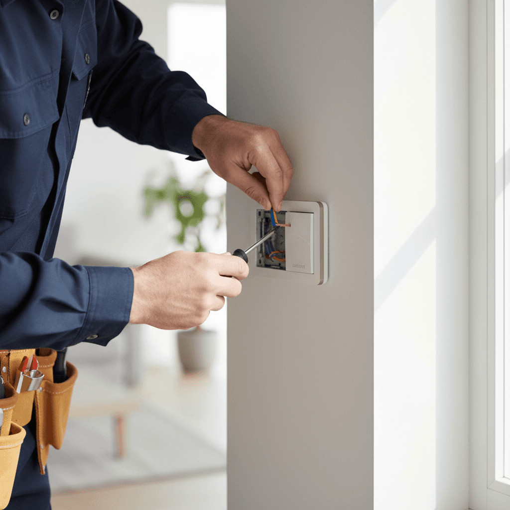 Replacing a light switch cover